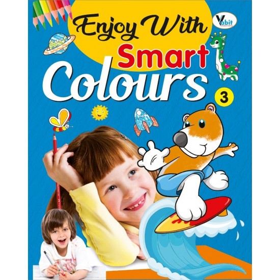 كراسة تلوين للاطفال سمارت 3 متعة التلوين الذكي ورق فاخر 16 Smart coloring VI-040